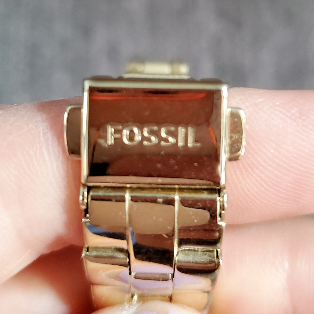 Gold Fossil Watch - image 2